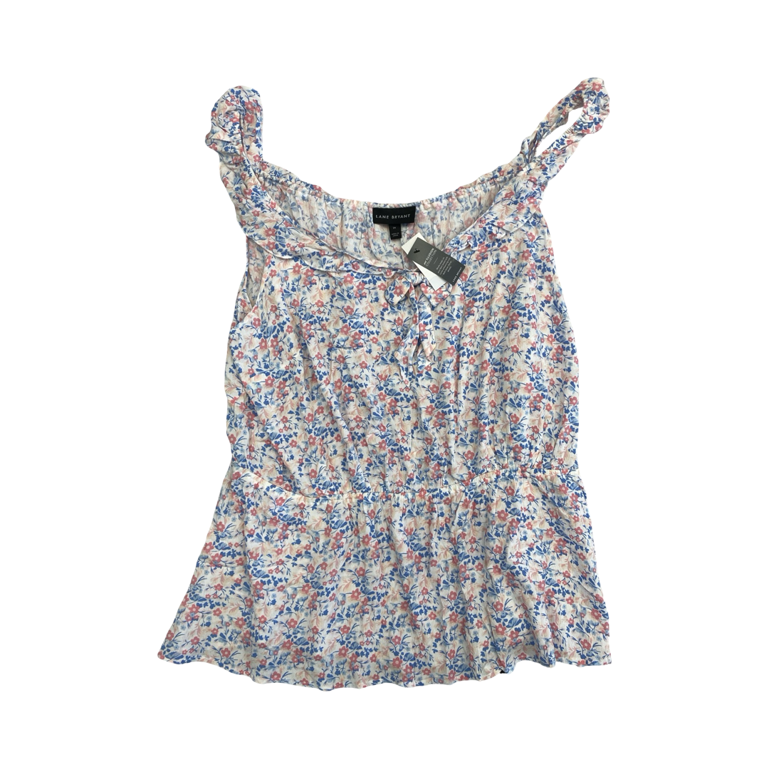 Top Sleeveless By Lane Bryant In Multi, Size:24
