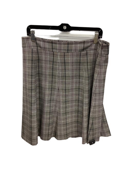 Skirt Midi By Covington In Plaid Pattern, Size:12