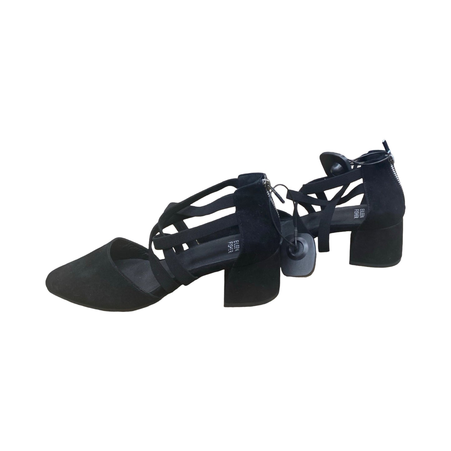 Shoes Designer By Eileen Fisher In Black, Size:9