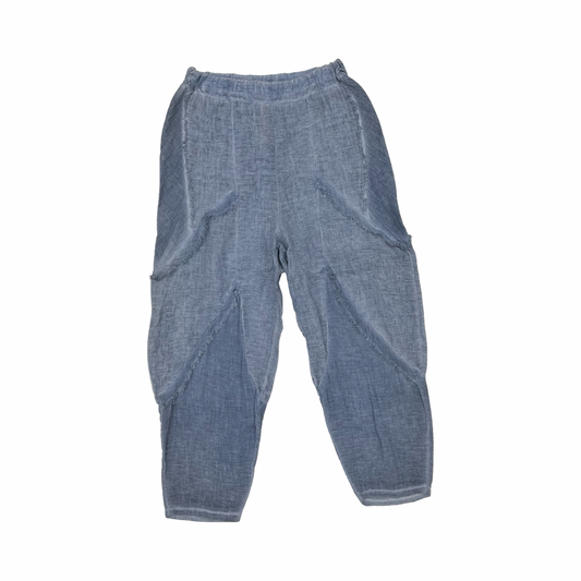 Pants Linen By Clothes Mentor In Blue, Size:S