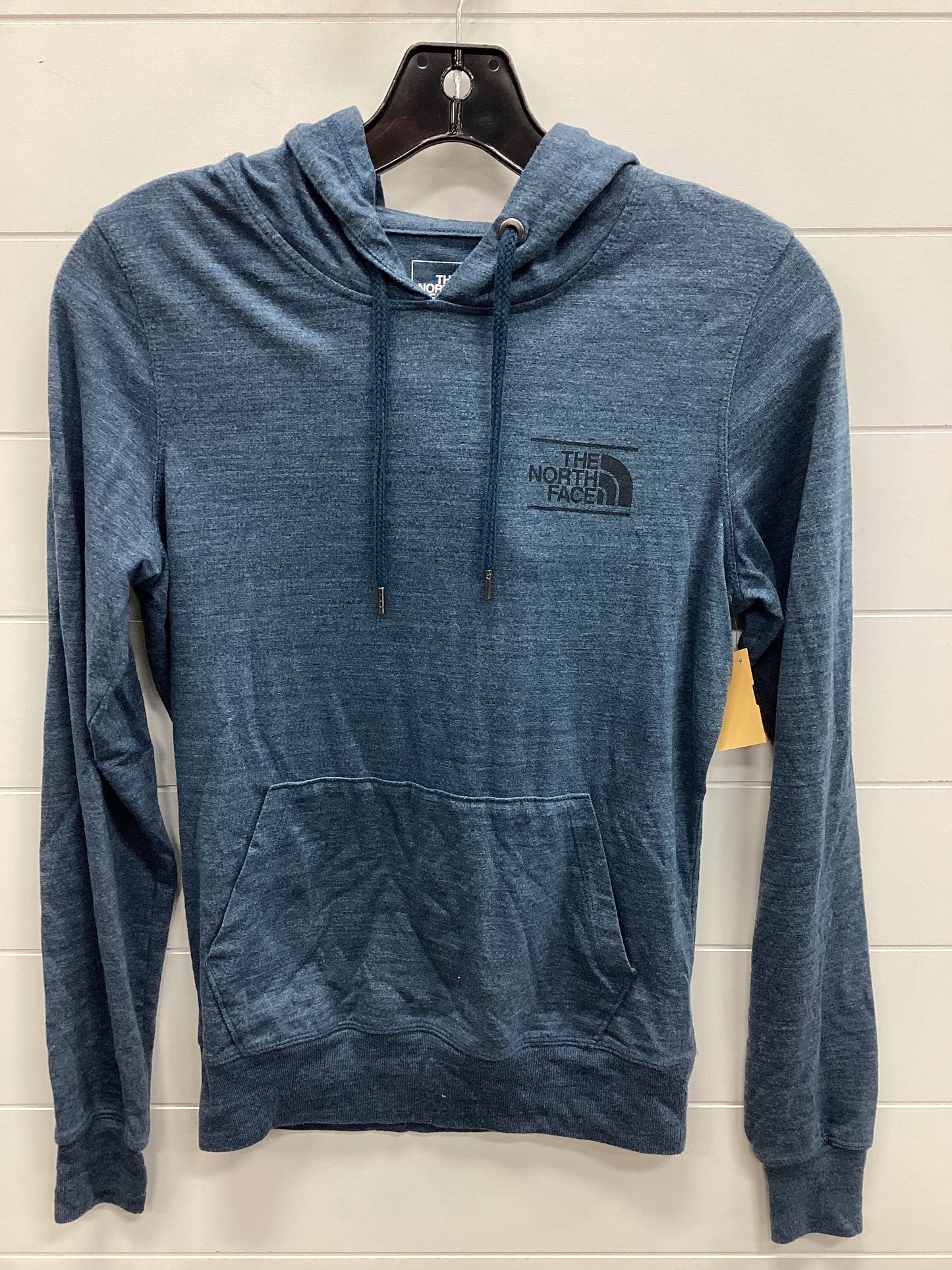 Athletic Top Ls Hoodie By The North Face In Navy, Size:S