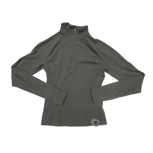 Athletic Top Ls Collar By Adanola In Grey, Size:M
