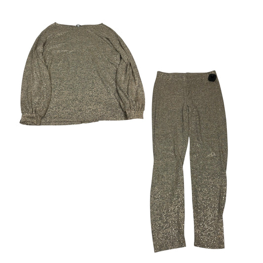 Lounge Set Pants By Fashion Nova In Taupe, Size:L