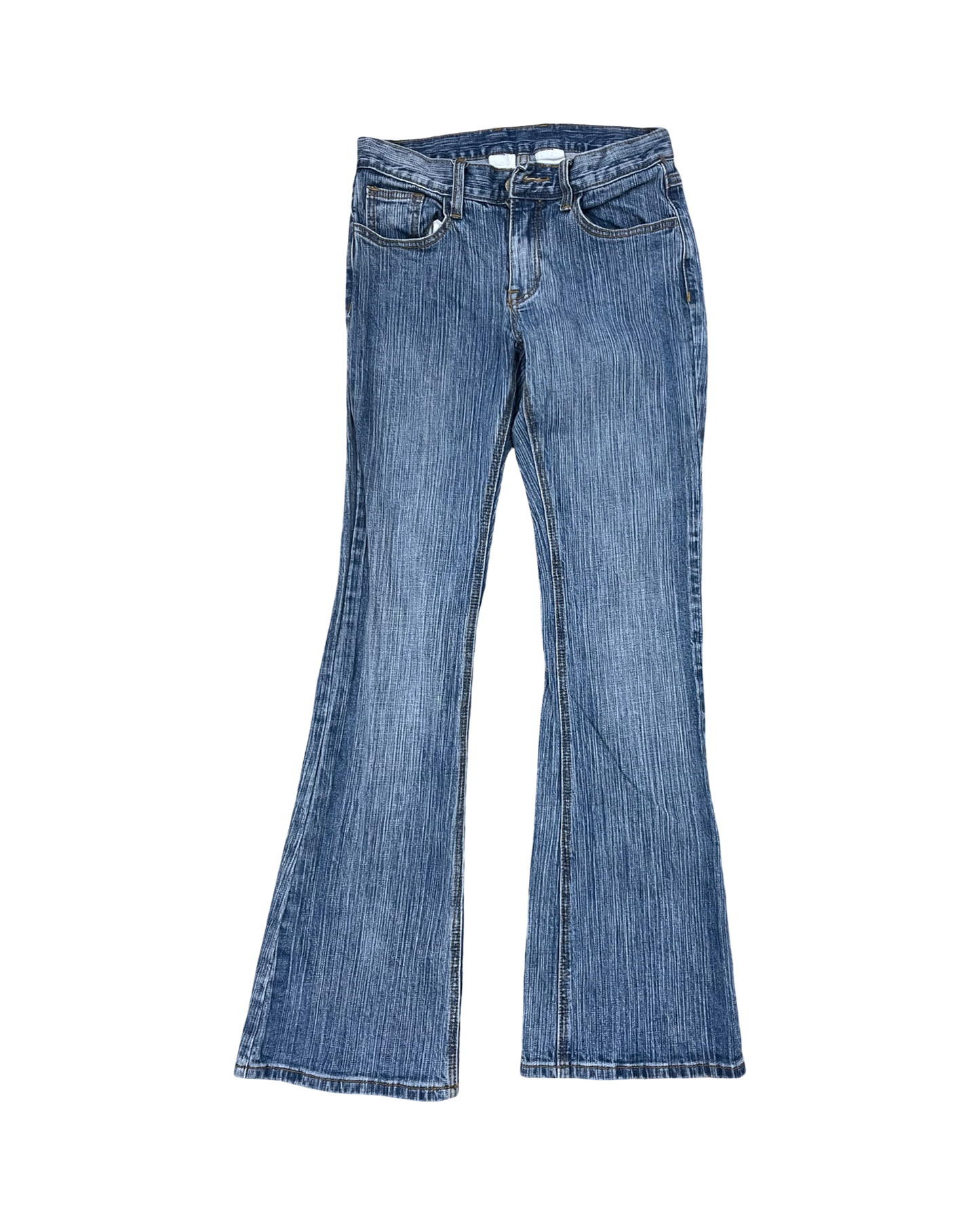 Jeans Flared By Clothes Mentor In Blue Denim, Size:4