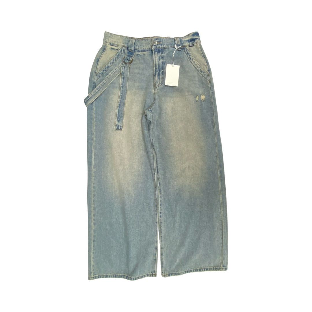 Jeans Wide Leg By Cello In Blue Denim, Size:8