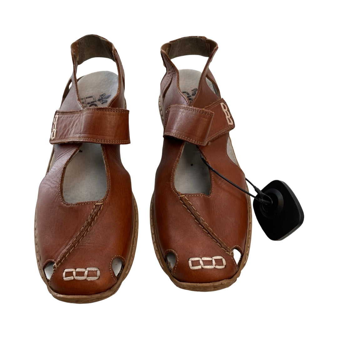 Shoes Flats By Riekers In Brown, Size:8.5