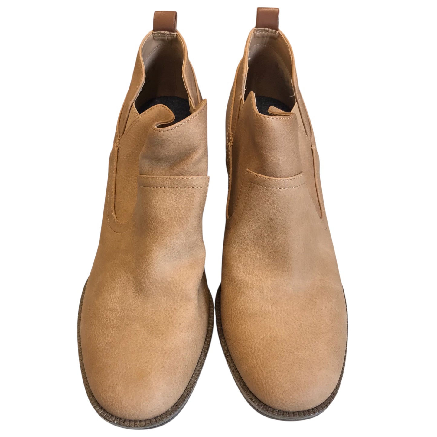 Boots Ankle Heels By Dr Scholls In Tan, Size:8