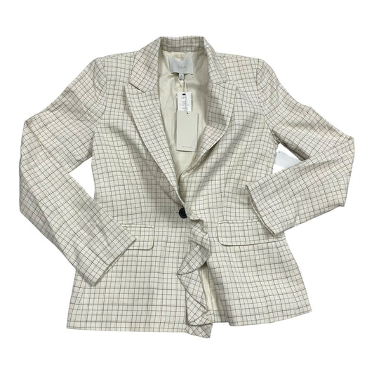 Blazer By Joie In Plaid Pattern, Size:S