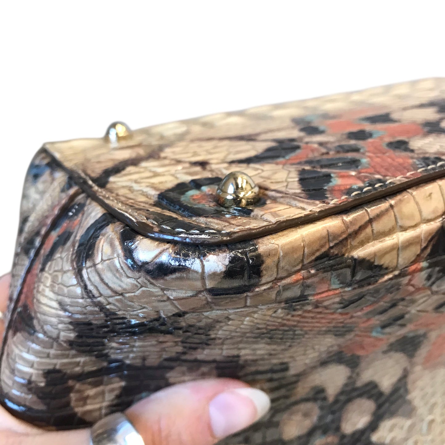 Handbag Designer By Brahmin In Multi, Size:Large