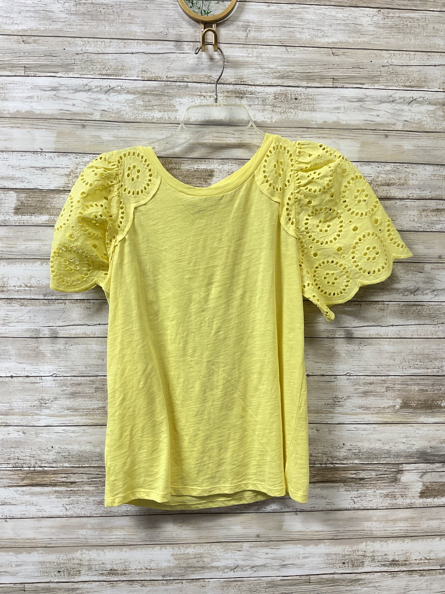 Top Ss By Loft In Yellow, Size:Xs