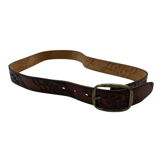BELT LEATHER by CLOTHES MENTOR in BROWN