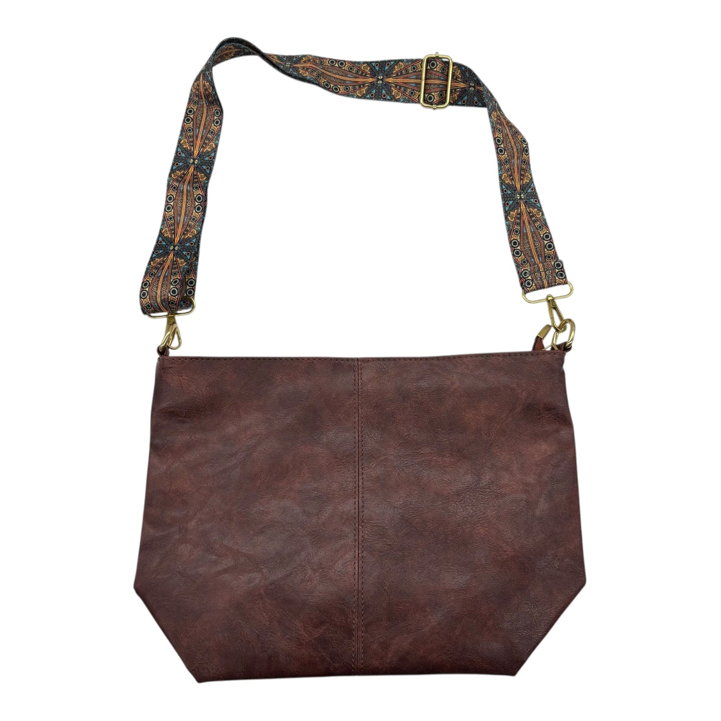 Crossbody By Clothes Mentor In Brown, Size:Medium