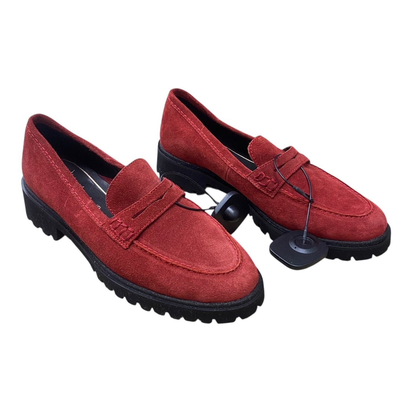 Shoes Heels Block By High Soft In Red, Size:6