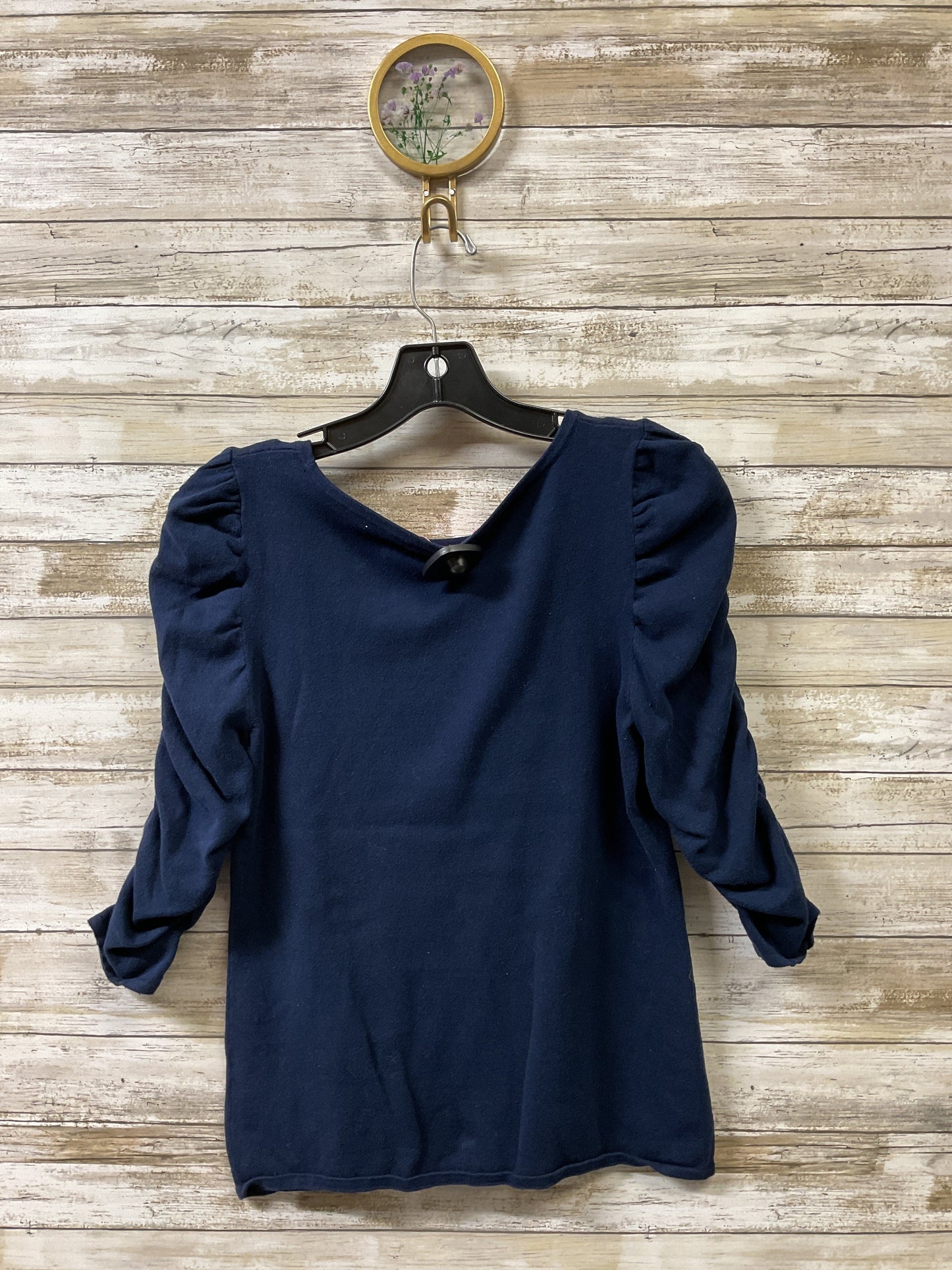 Top 3/4 Sleeve By Lilly Pulitzer In Navy, Size:M
