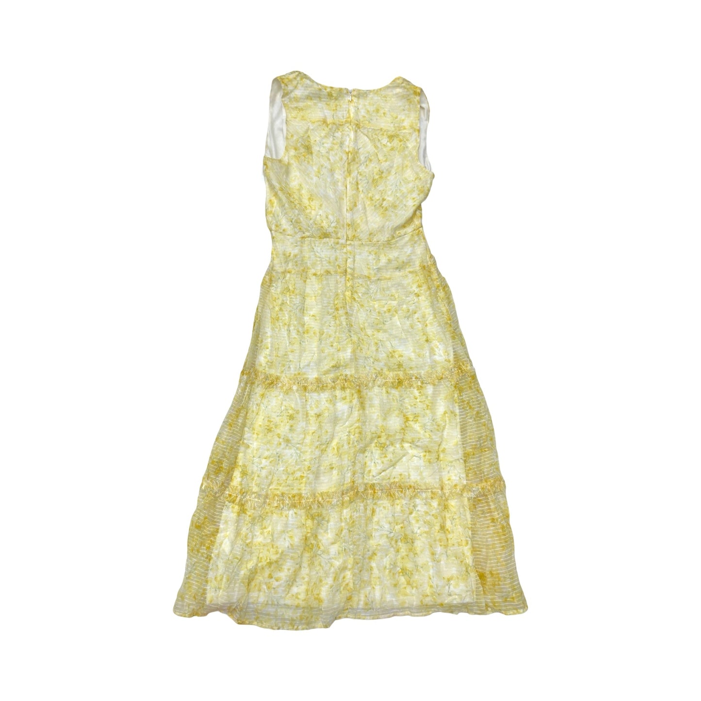Dress Casual Maxi By Lauren By Ralph Lauren In Yellow, Size:4