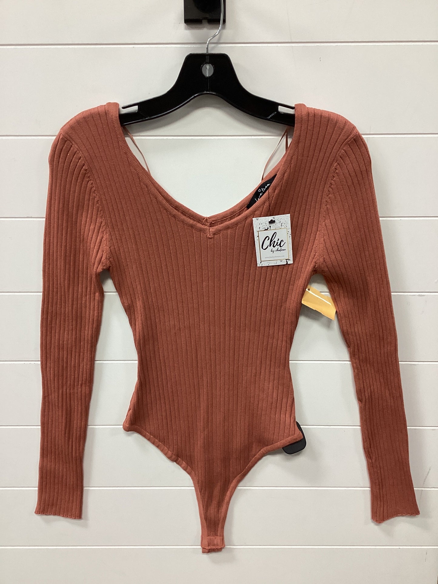 Bodysuit By Love Tree In Orange, Size:S