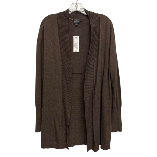 Sweater Cardigan By Worthington In Brown, Size:Xl