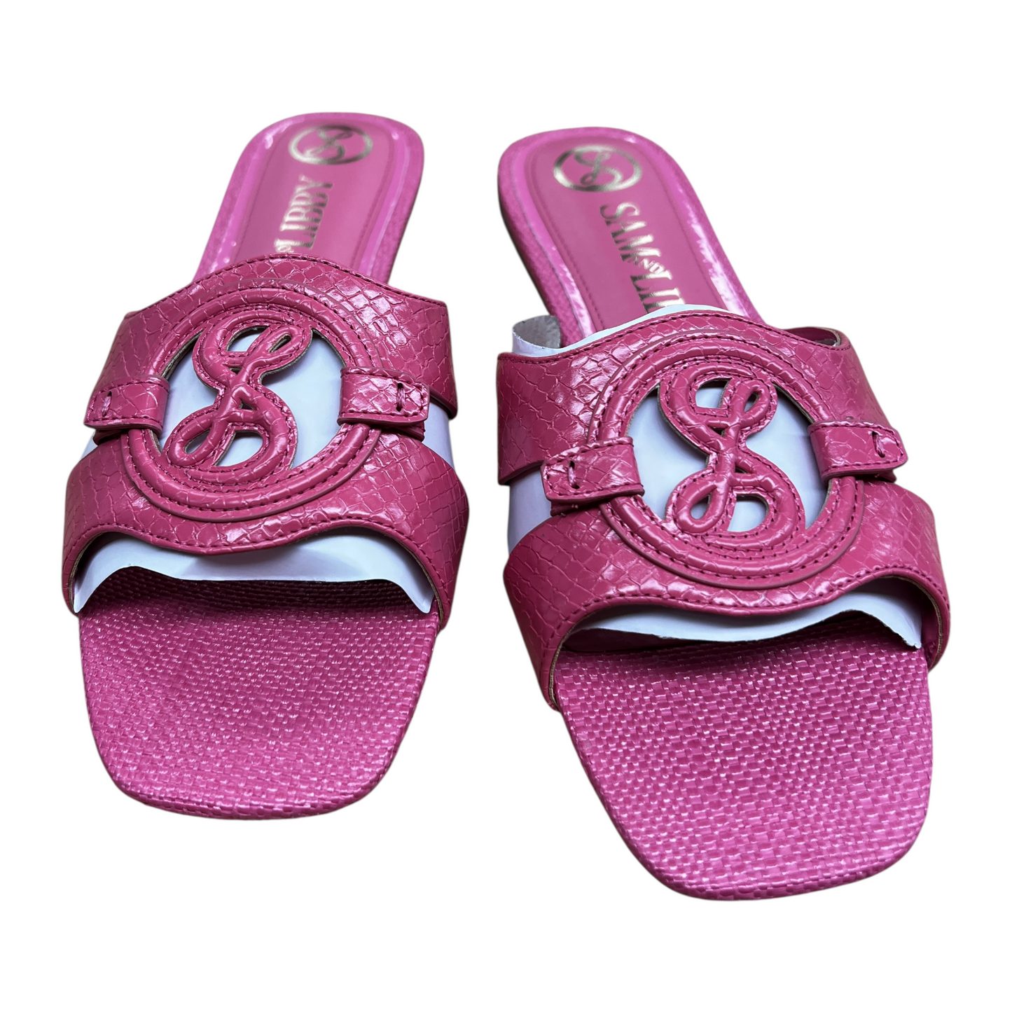 Sandals Flats By Sam And Libby In Pink, Size:8.5