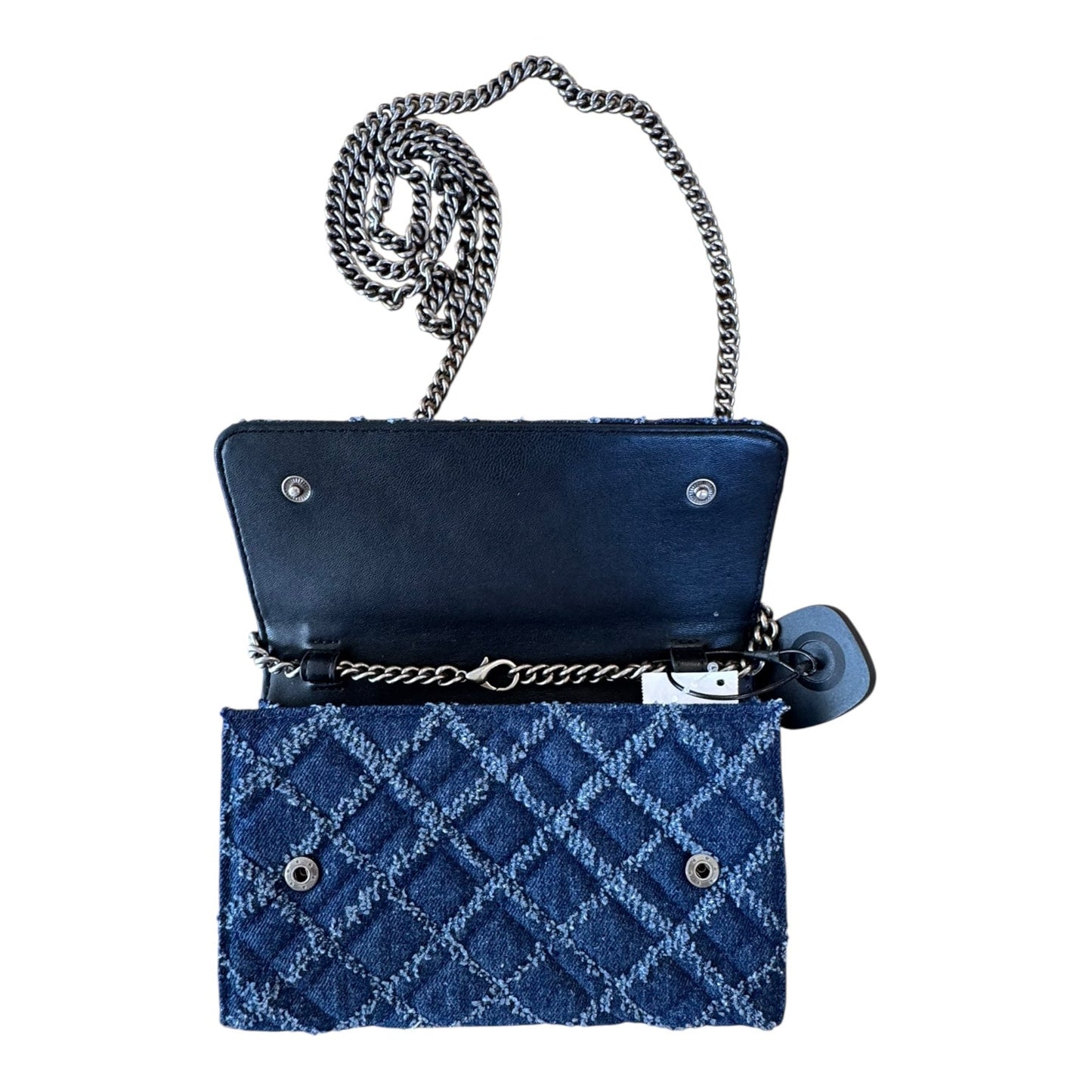 Handbag Designer By Kurt Geiger In Blue, Size:Small
