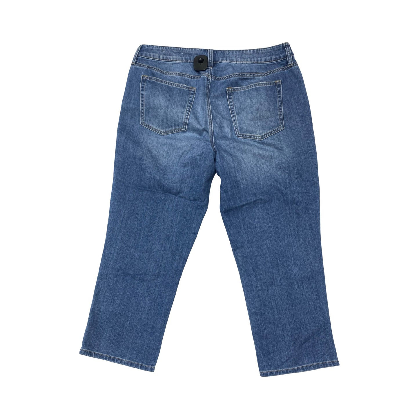 Jeans Boyfriend By Chicos In Blue Denim, Size:14P