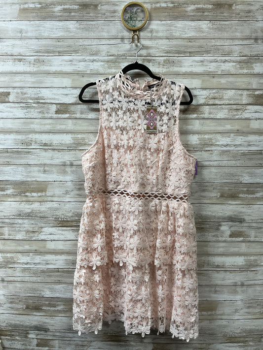 Dress Party Short By Boohoo Boutique In Pink, Size:18