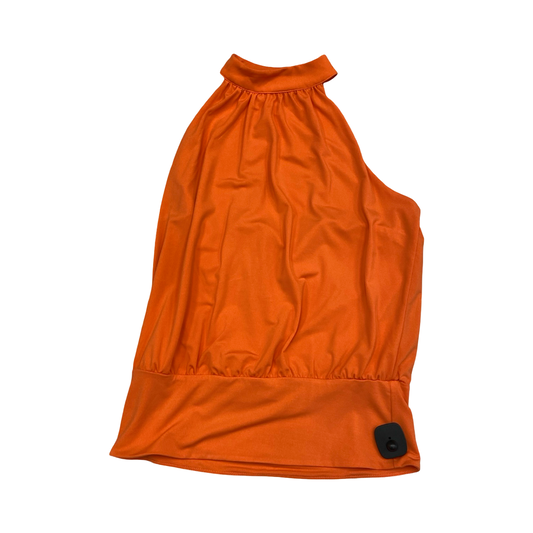 Top Sleeveless By Boston Proper In Orange, Size:S