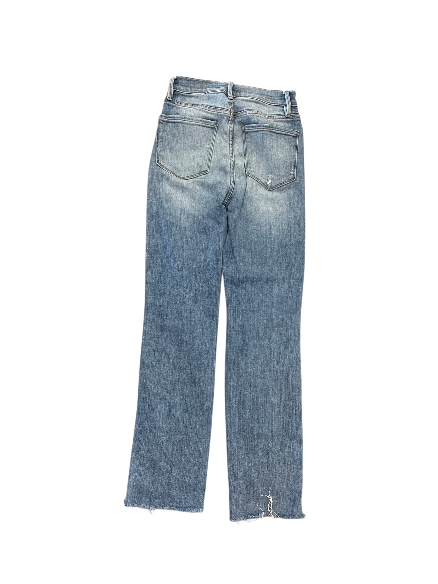 Jeans Straight By Frame In Blue Denim, Size:0