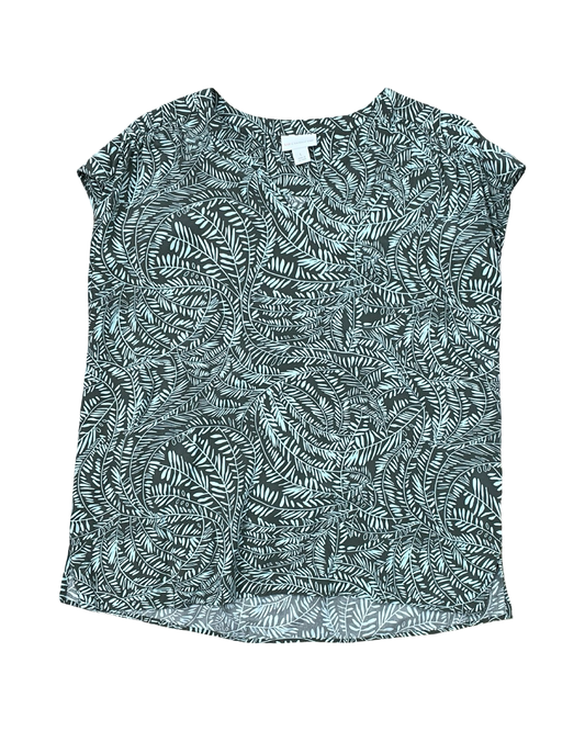 Top Sleeveless By Liz Claiborne In Green, Size:L