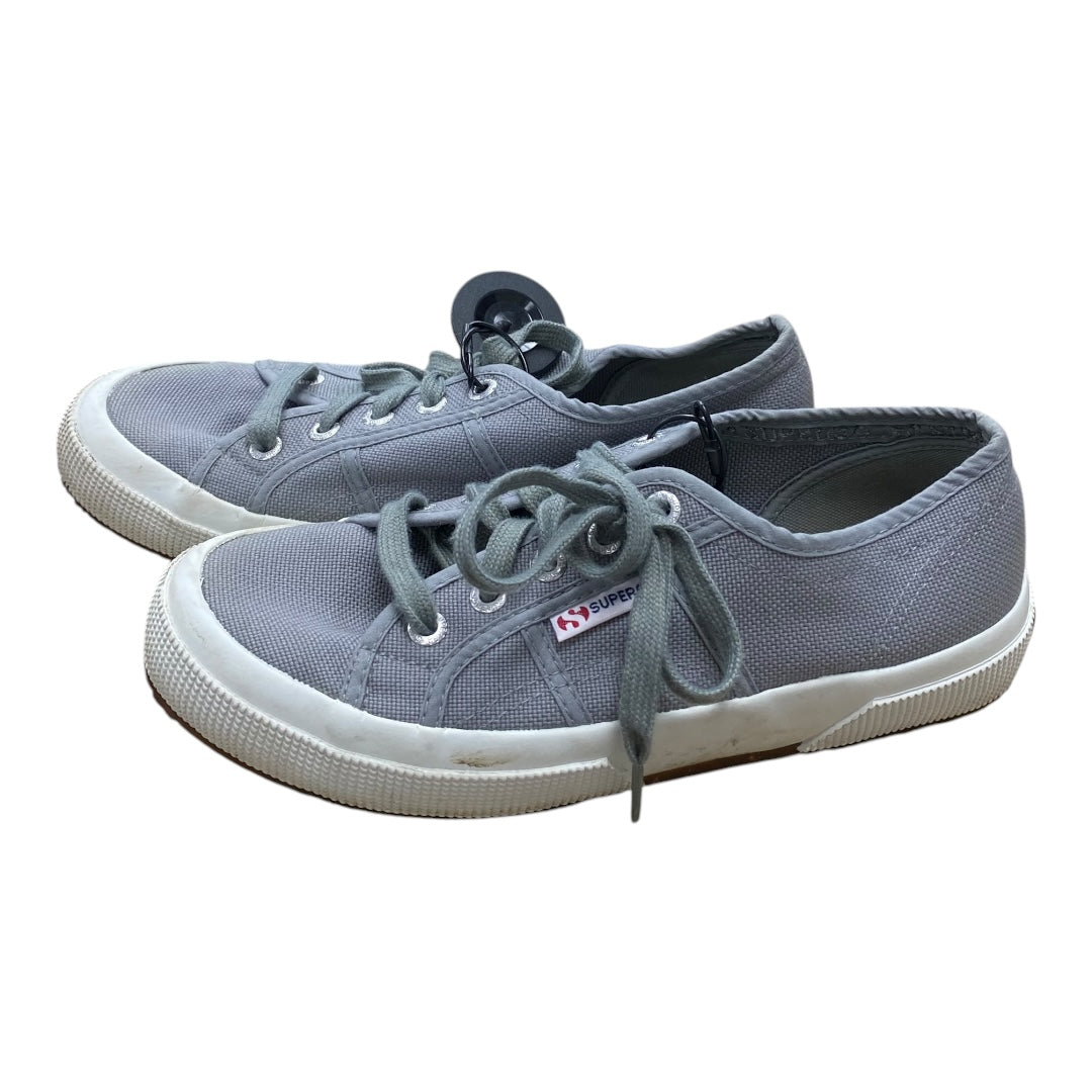 Shoes Sneakers By Superga In Grey, Size:6.5
