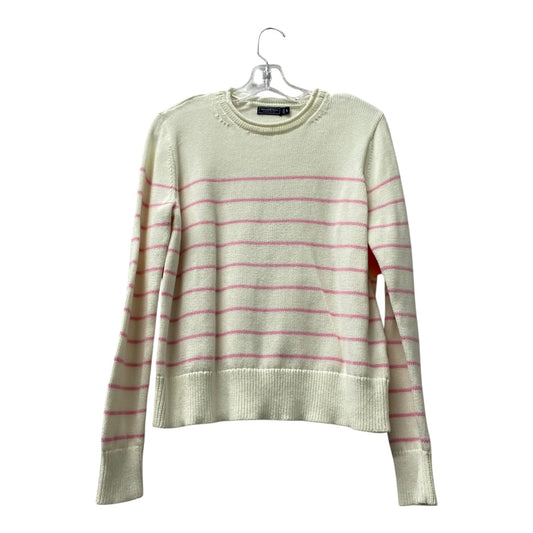 Sweater By Vineyard Vines In Cream & Pink, Size:S