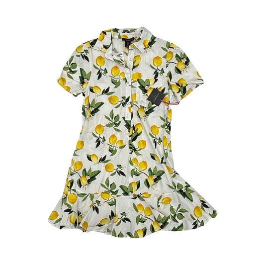 Dress Party Short By Cynthia Rowley In Green & Yellow, Size:S