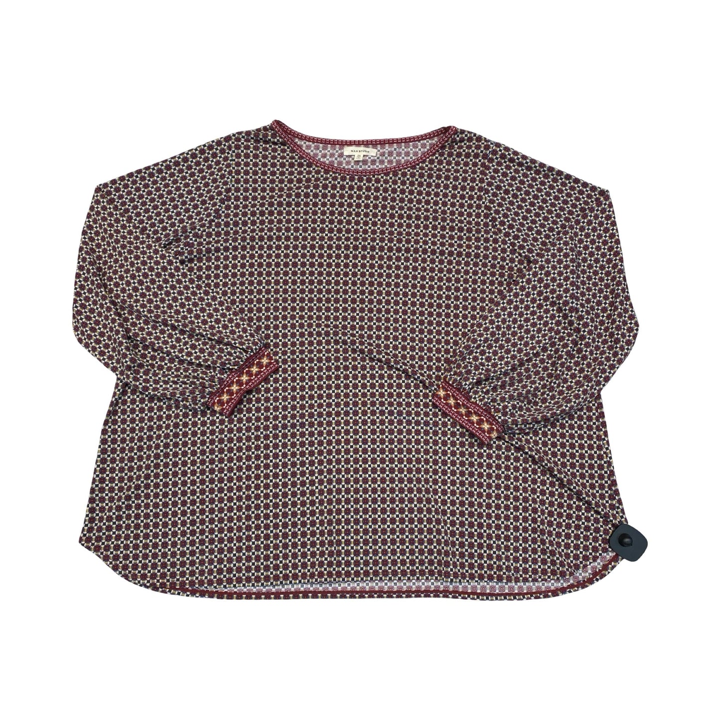Top Ls By Max Studio In Multi, Size:2X