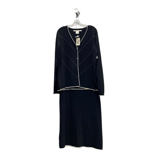 Dress Set 2Pc By Max Studio In Black & White, Size:L