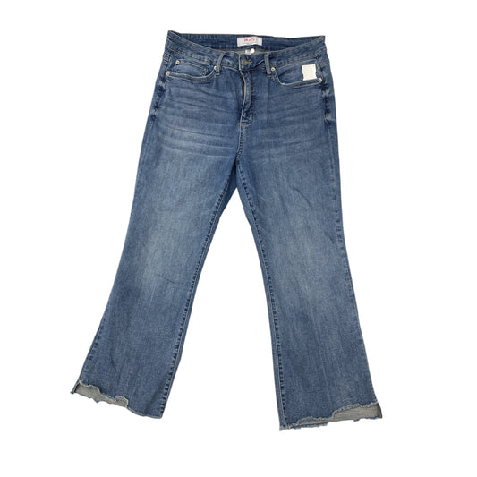 Jeans Straight By Clothes Mentor In Blue, Size:12