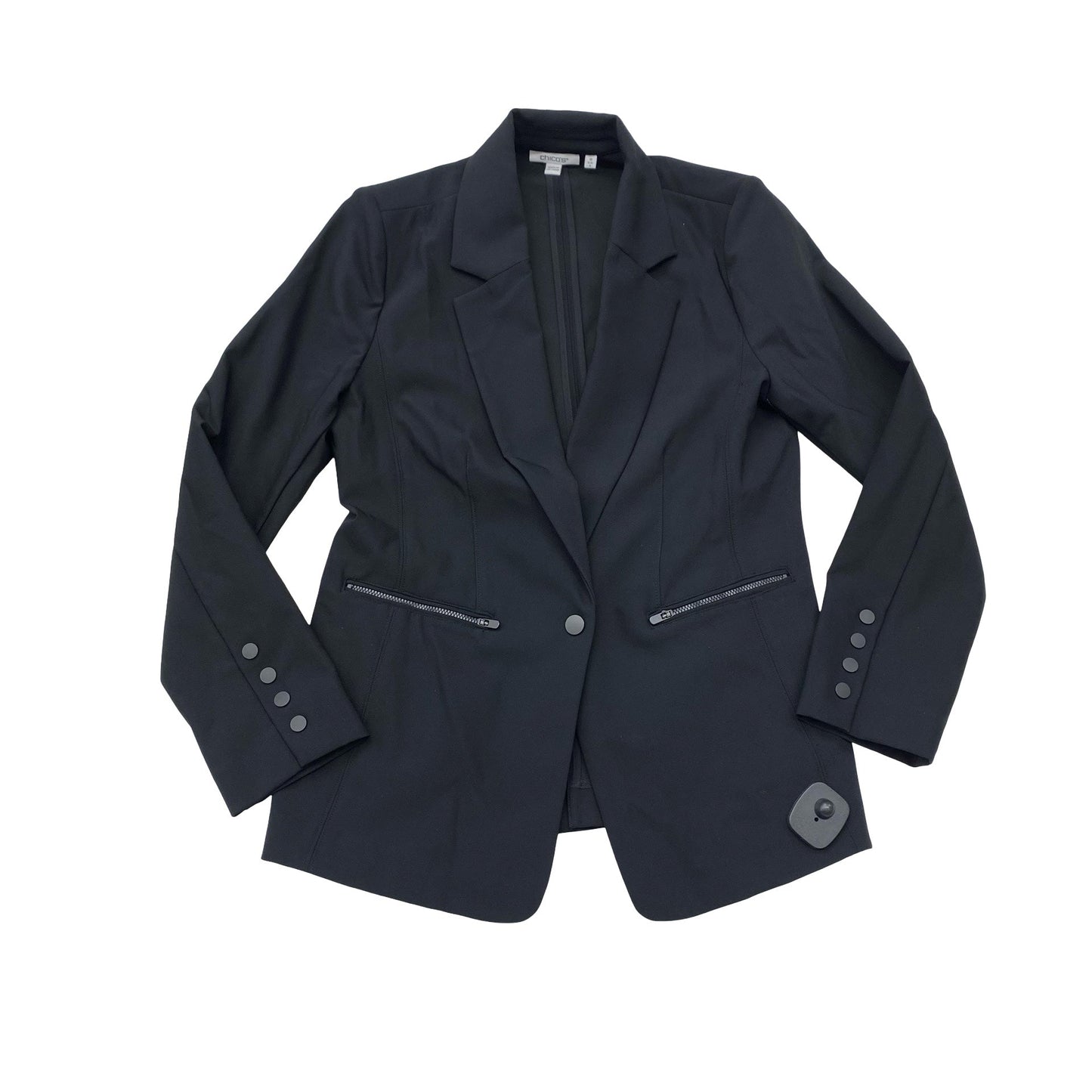 Blazer By Chicos In Black, Size:4