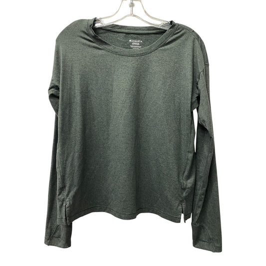 Athletic Top Ls Crewneck By Athleta In Grey, Size:S