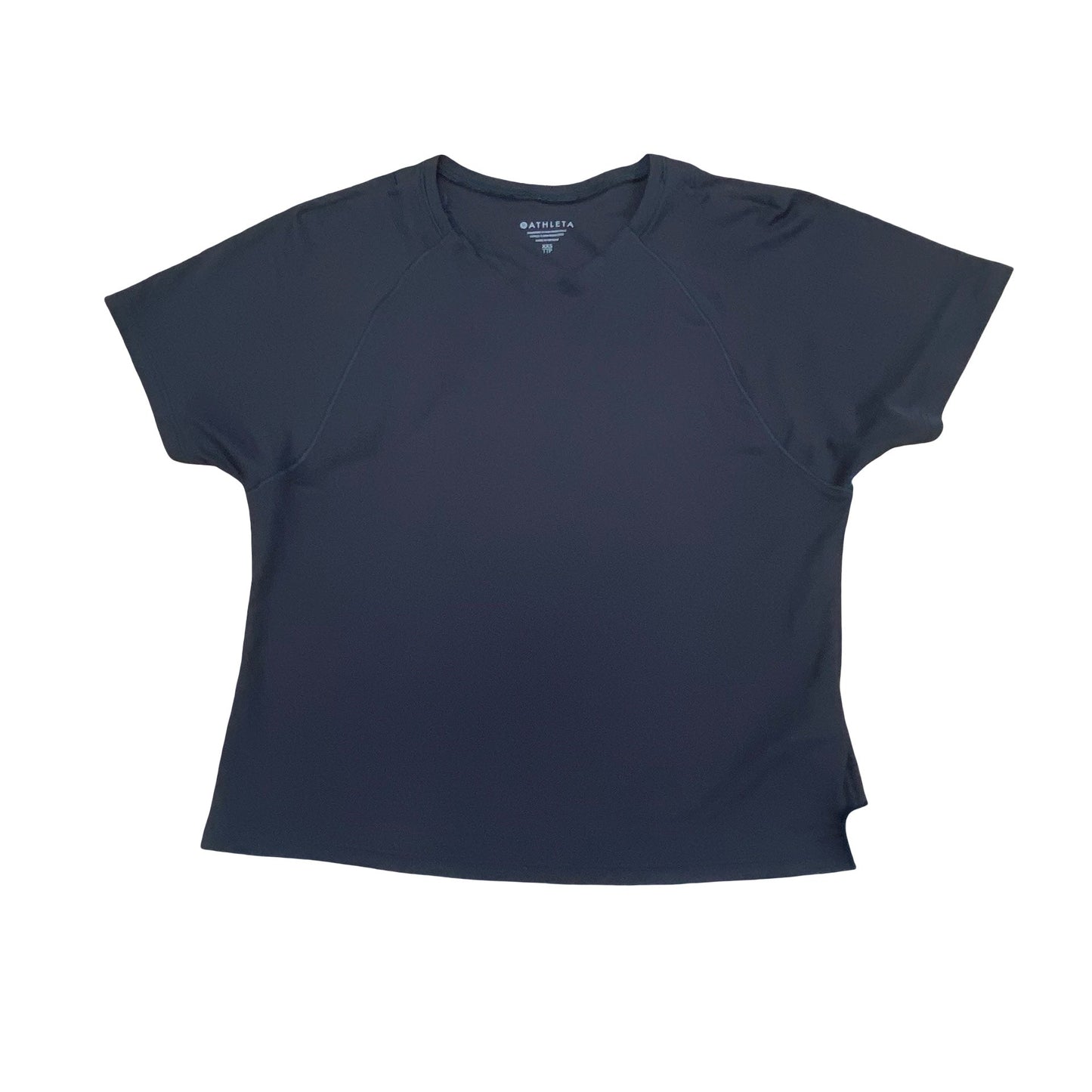 Athletic Top Ss By Athleta In Black, Size:Xxs