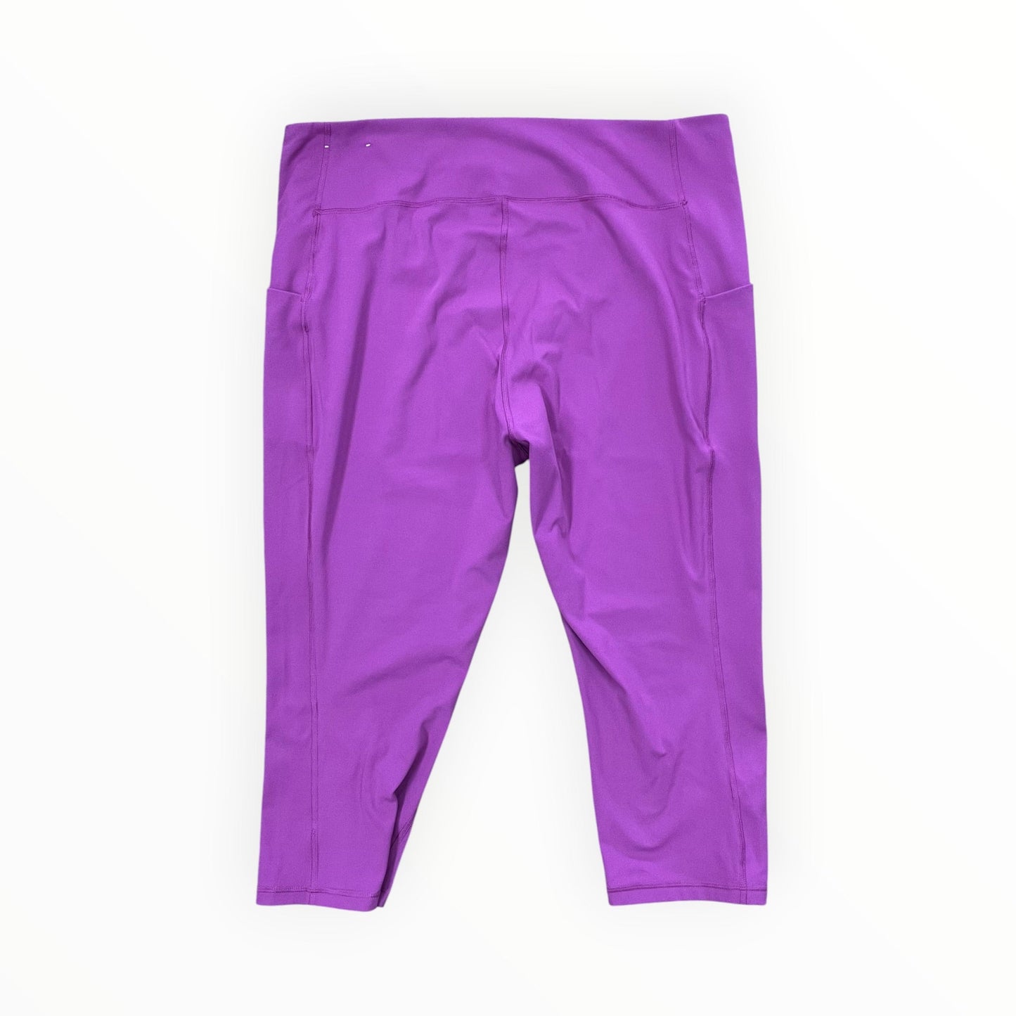 Athletic Capris By Tek Gear In Purple, Size:2X