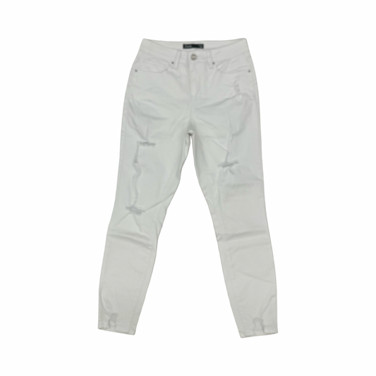 Jeans Skinny By Royalty In White, Size:6