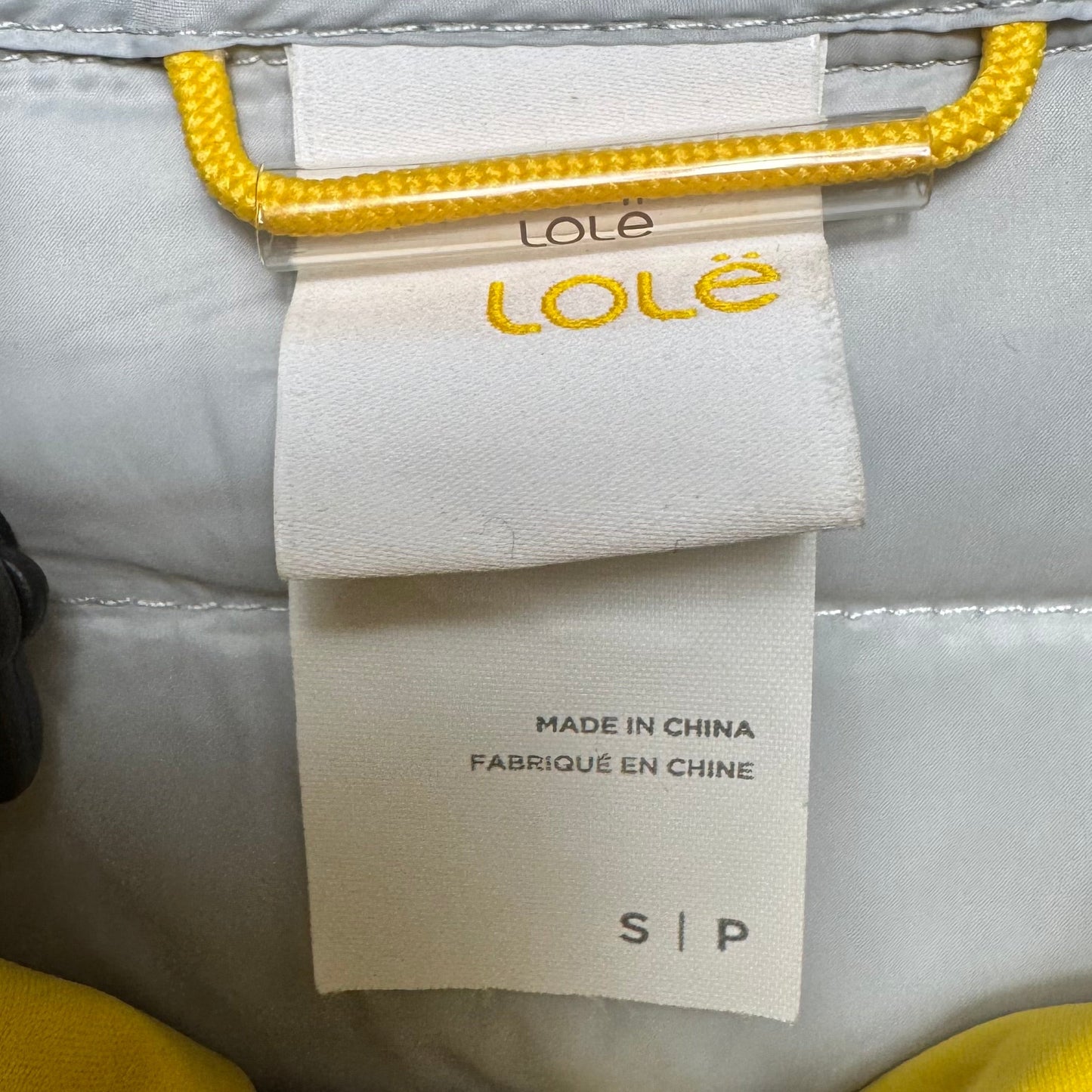Jacket Puffer & Quilted By Lole In Yellow, Size: S