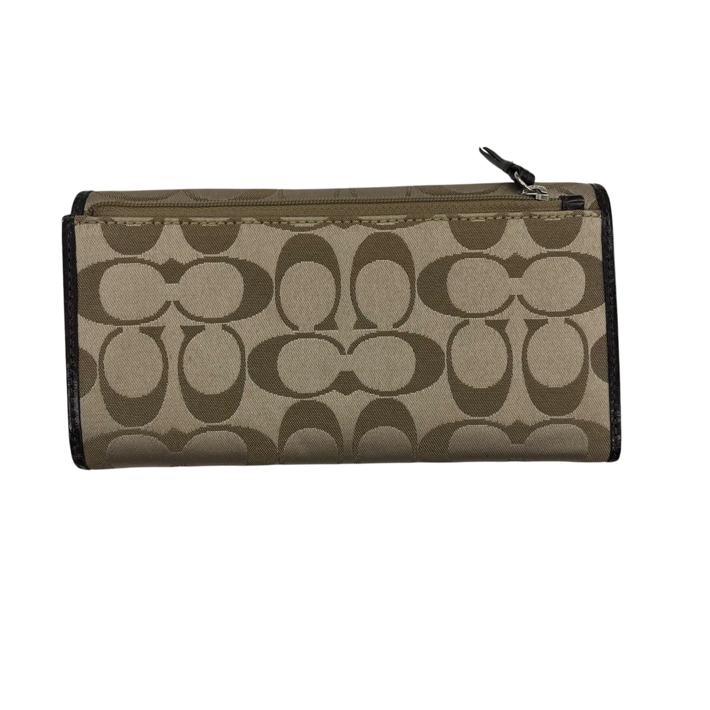 Wallet Designer By Coach In Brown, Size:Large