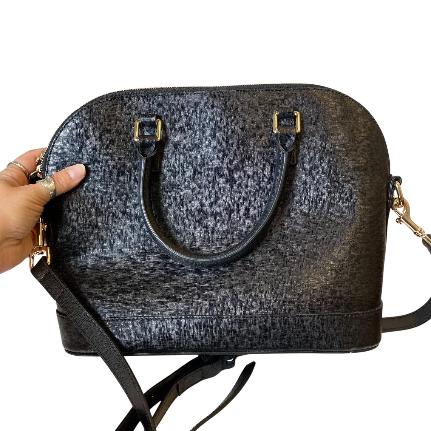 Handbag Designer By Dooney And Bourke In Black, Size:Medium
