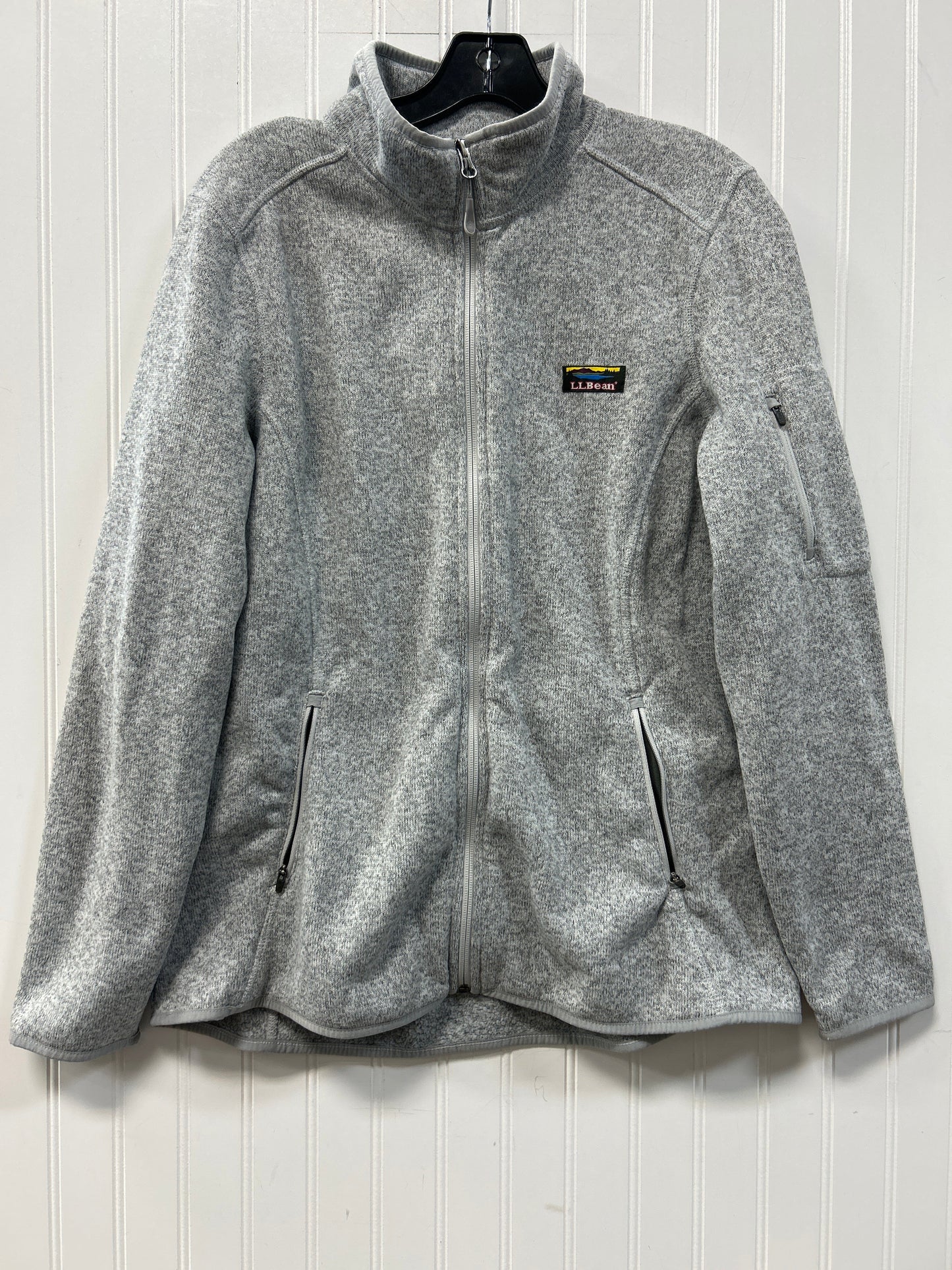 Jacket Fleece By L.L. Bean In Grey, Size:Xl