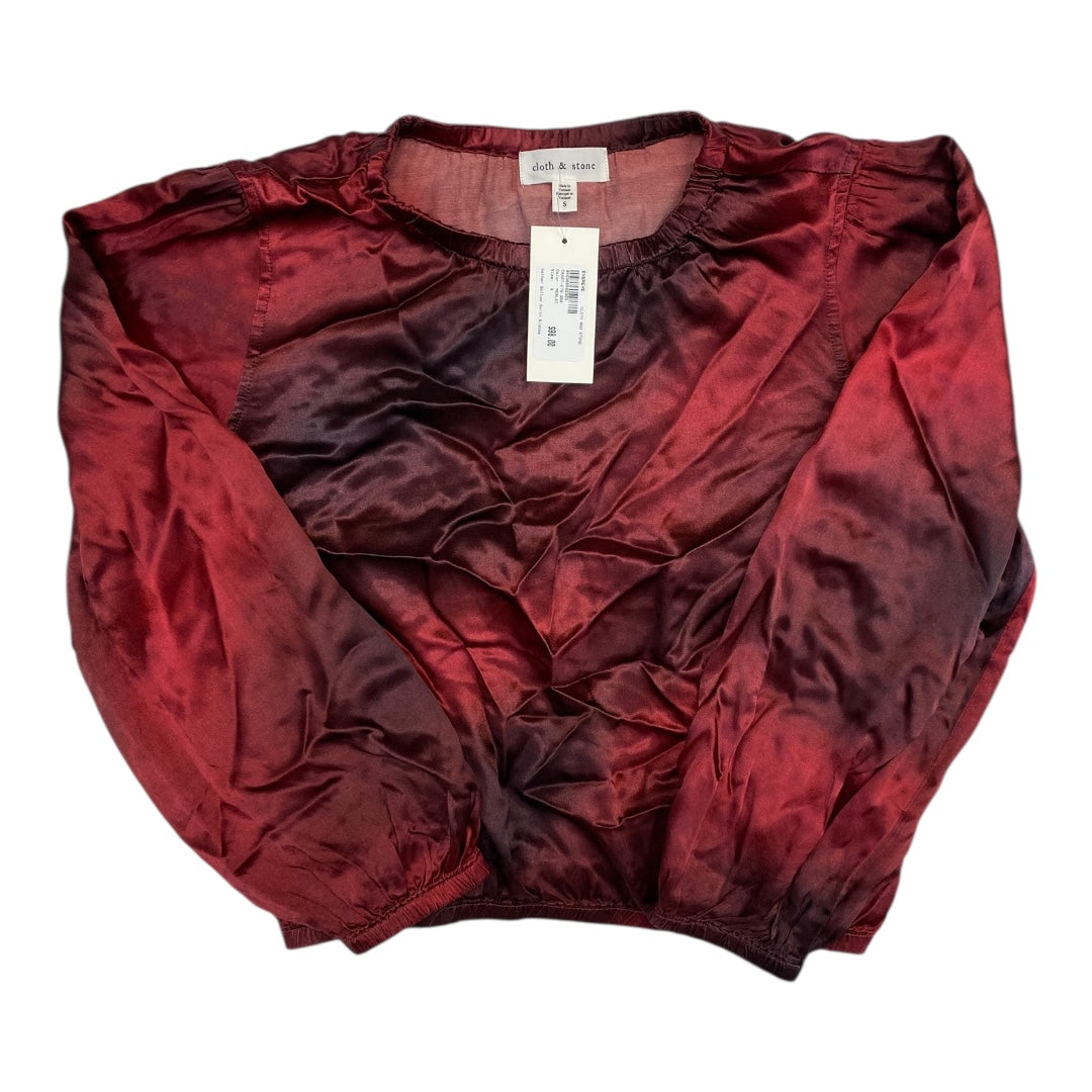 Top Ls By Cloth & Stone In Red, Size:S