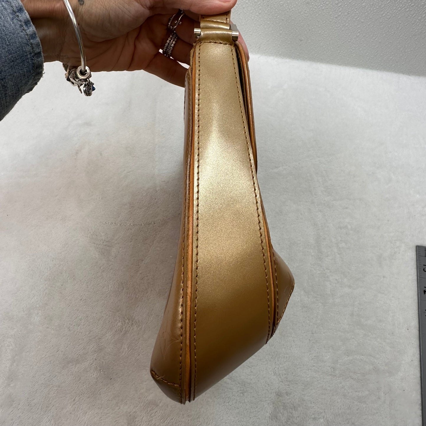 Mat Monogram Webster Street bag Handbag Luxury Designer By Louis Vuitton, Size: Small
