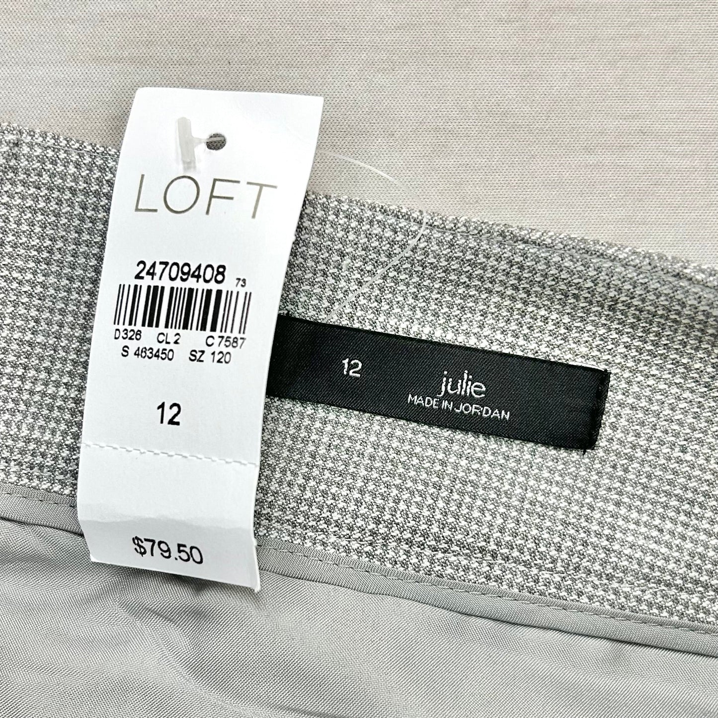 Pants Dress By Loft In Grey, Size: 12