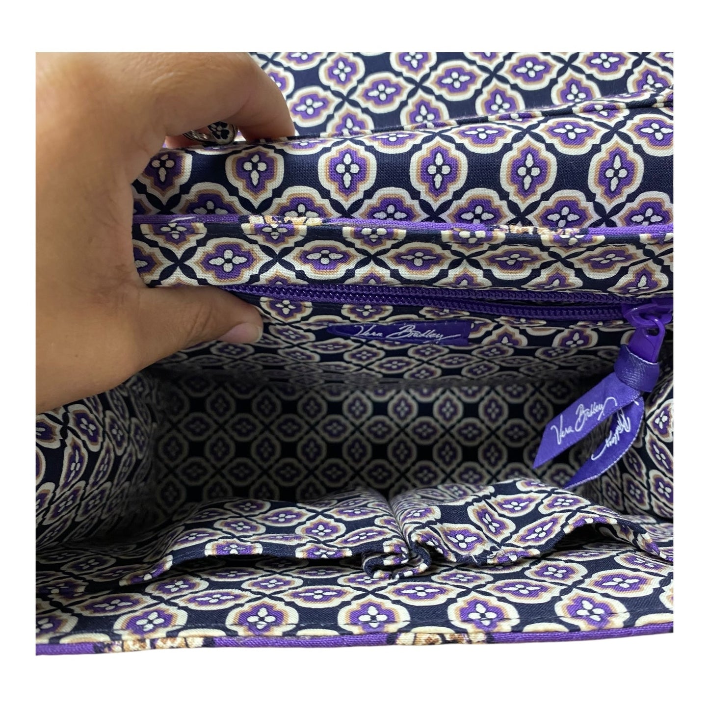 CROSSBODY by VERA BRADLEY In PURPLE, Size: MEDIUM