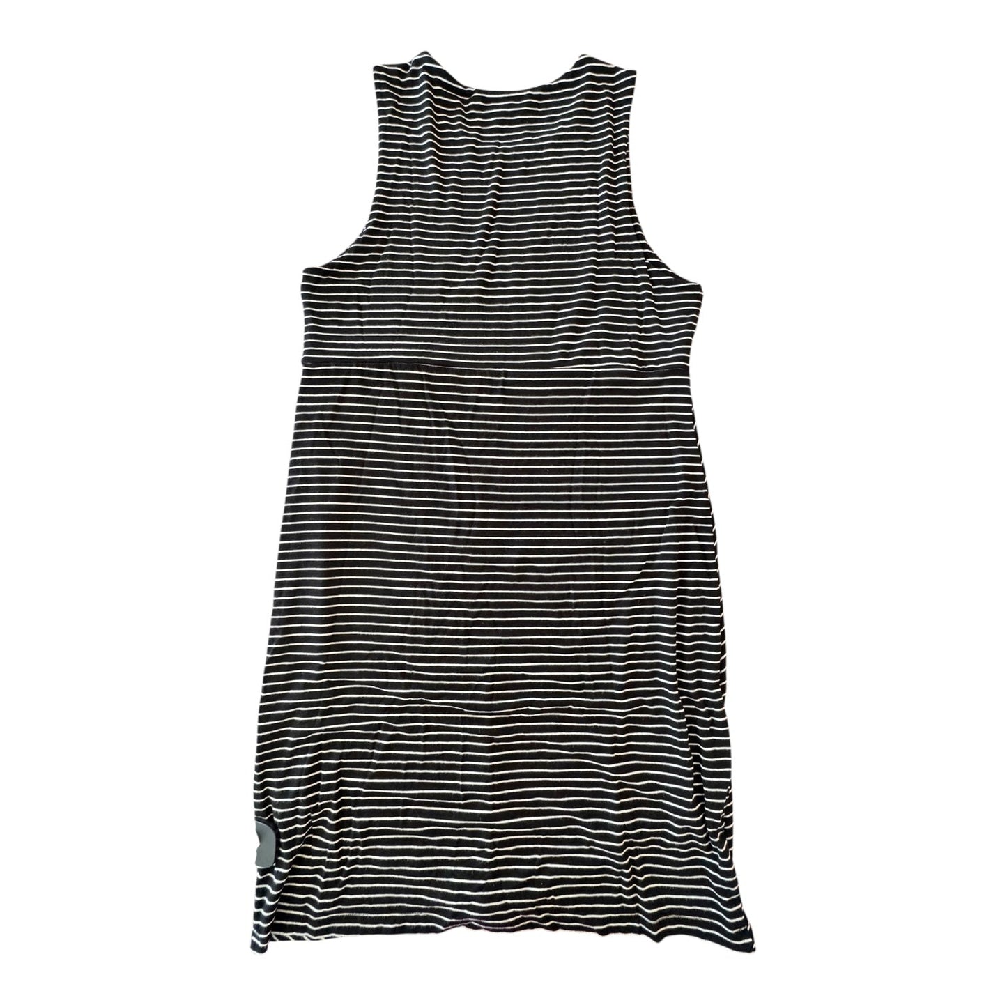 Dress Casual Midi By Athleta In Striped Pattern, Size:M
