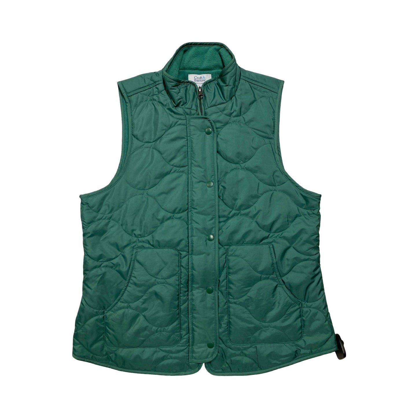 Vest Puffer & Quilted By Croft And Barrow In Green, Size:S