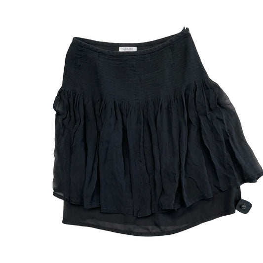 Skirt Mini & Short By Calvin Klein In Black, Size:4